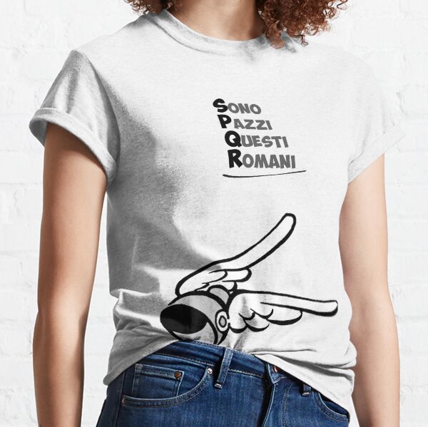 Asterix - SPQR (Sono Pazzi Questi Romani) Camiseta clásica