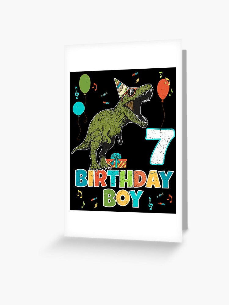 DIARIO SECRETO DE UN NIÑO DE 7 AÑOS GENIAL: Regalo Diario y tarjeta de  cumpleaños niño 7 años en español ( fútbol dinosaurio infantil original ) 