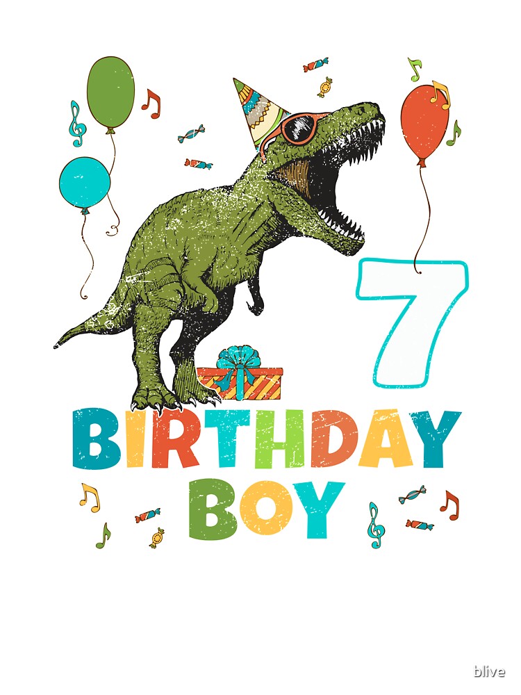 Ages 1-7 Boys Dinosaur Birthday Shirt ROAR I'm a T-Rex Embroidered Shirt TRex Birthday Shirt for Kids