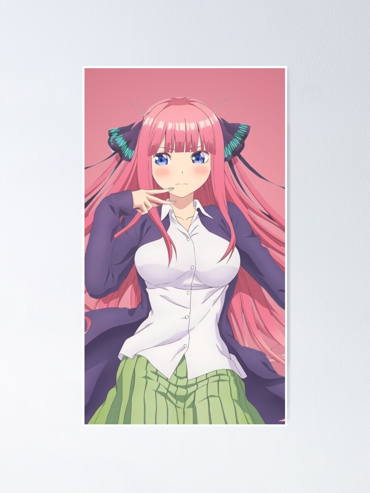 "Quintessential Quintuplets - Nino" Poster by Dylan5341 | Redbubble