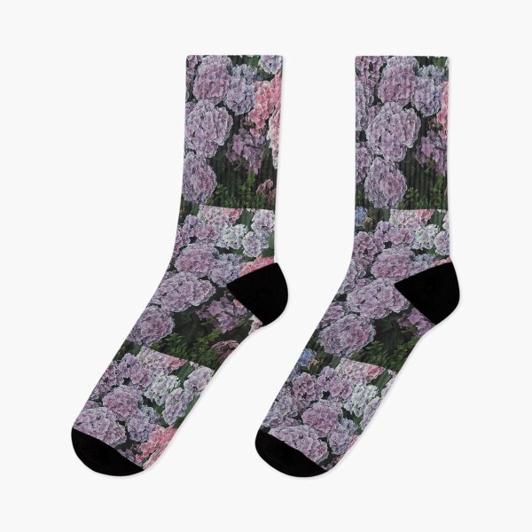 Item preview, Purple & Pink Nantucket Summer Hydrangeas designed and sold by newburyboutique.