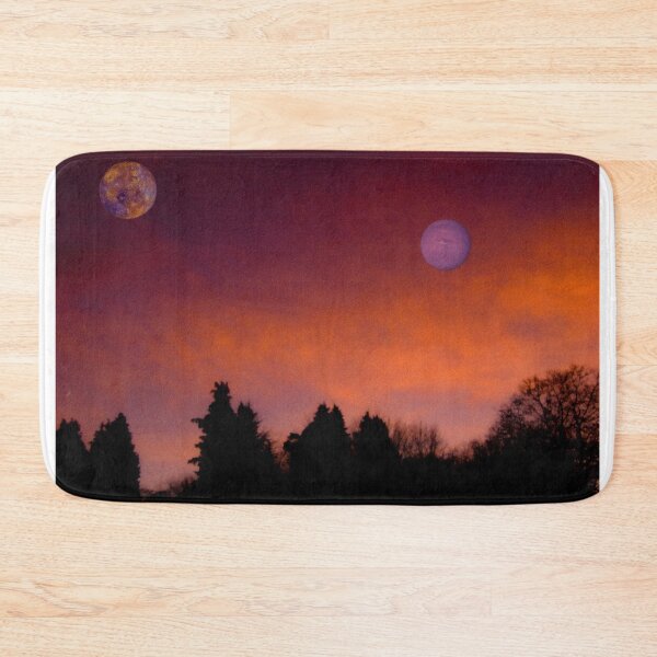Item preview, vintage sunset with planets designed and sold by xelliex234.