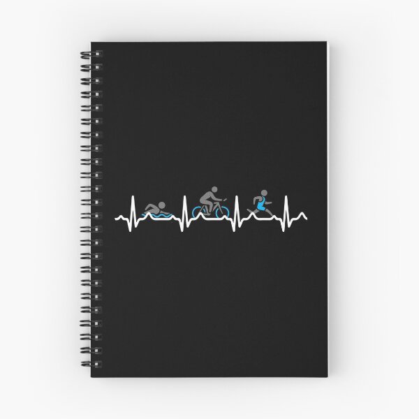 Item preview, Heartbeat Triathlon Triathlete ECG Funny designed and sold by blive.
