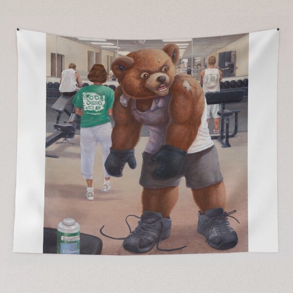 Item preview, Getting Ripped Teddy designed and sold by 1Artdude.