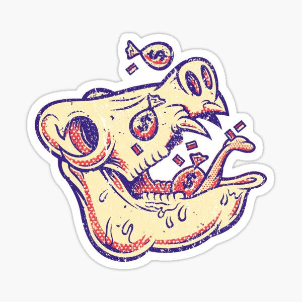 Item preview, The Ugly Skull Of Capitalism Redhead designed and sold by Jamesbarryillos.