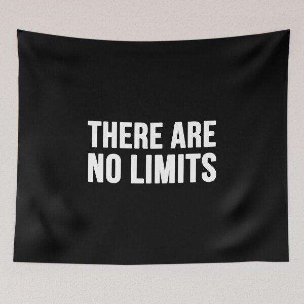 Item preview, There Are No Limits - Black designed and sold by CWolff.