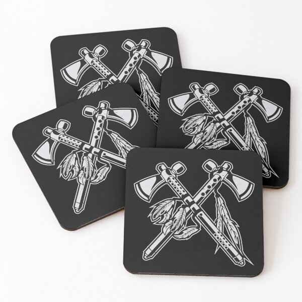 Item preview, Black axes - Indian fighters - Native Americans designed and sold by Skullz23.