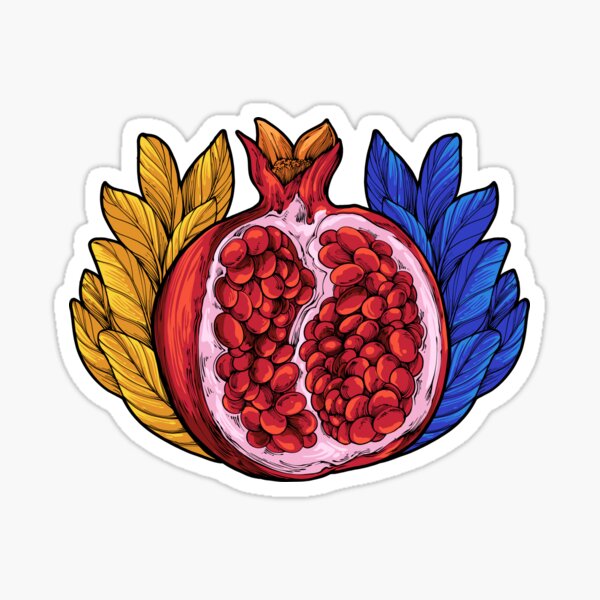 Item preview, armenian pomegranate designed and sold by Kaghamar.
