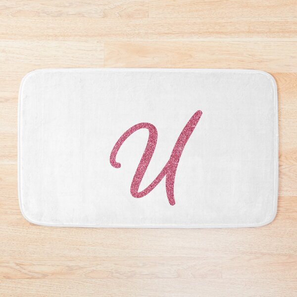 Item preview, Pink Glitter Letter "U" designed and sold by QthePhotog.