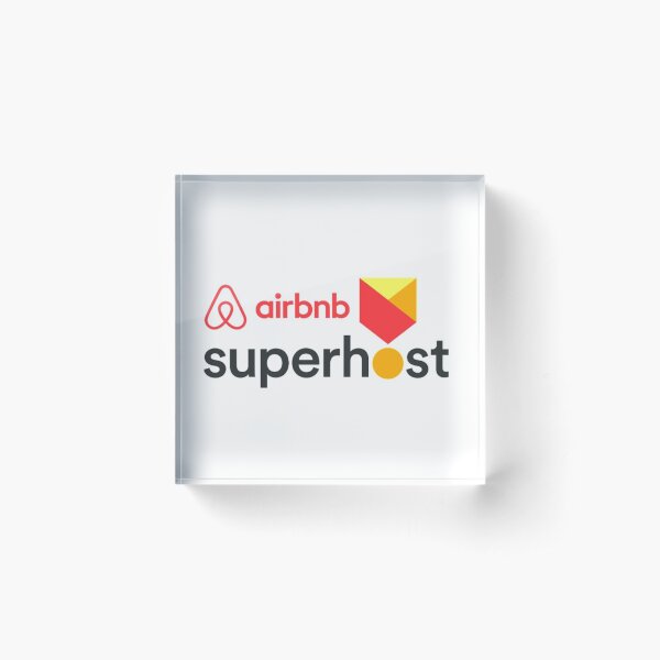 Airbnb Superhost Acrylic Block