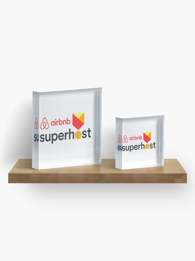 Bloc acrylique  Airbnb  Superhost   par joshuanaaa 