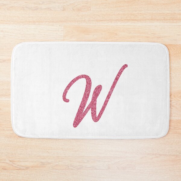 Item preview, Pink Glitter Letter "W" designed and sold by QthePhotog.