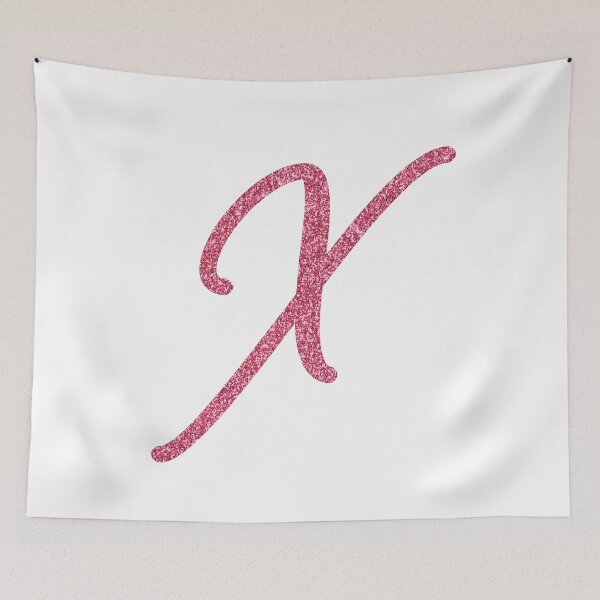 Item preview, Pink Glitter Letter "X" designed and sold by QthePhotog.