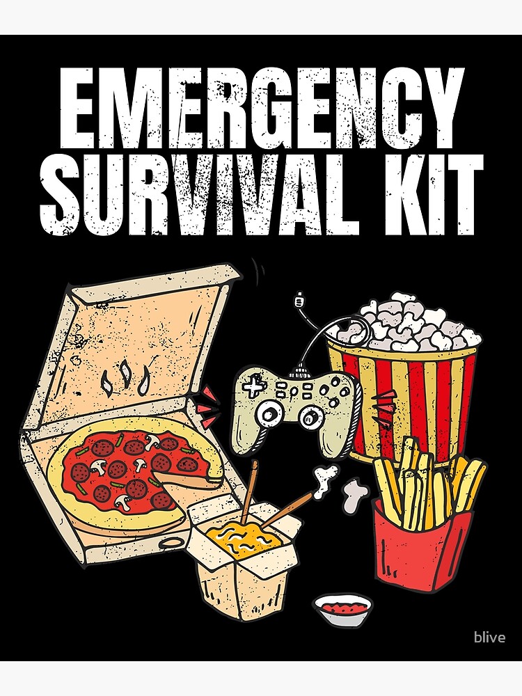 Funny Modern Emergency Survival Kit Pizza Gadgets 