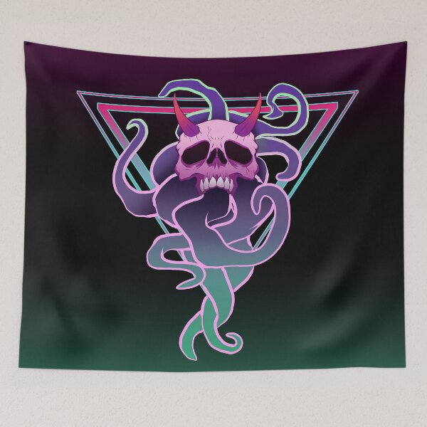 Item preview, Retro Skullapus designed and sold by TheWendigoMan.