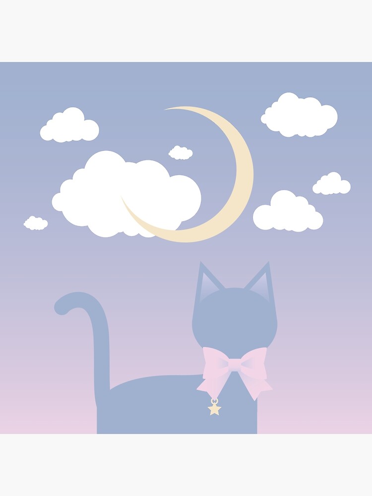 My Cat Sees the Moon and Stars by lucidly