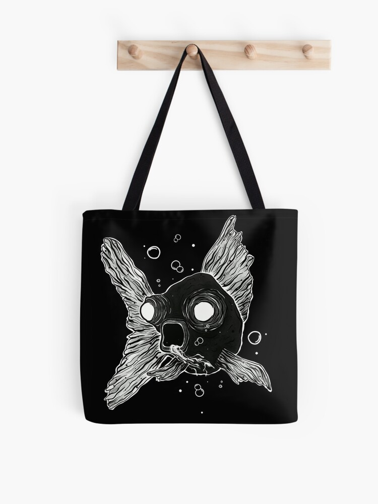 Dumb fish, weird animal, dark art Tote Bag by Amanda Jean