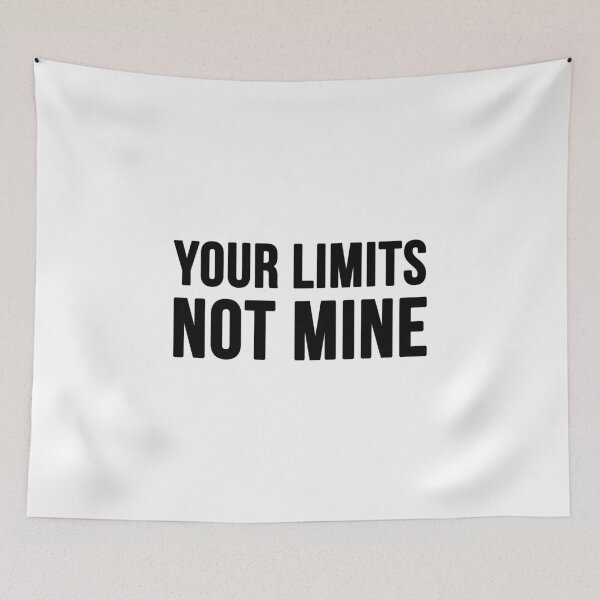 Item preview, Your Limits Not Mine - White designed and sold by CWolff.