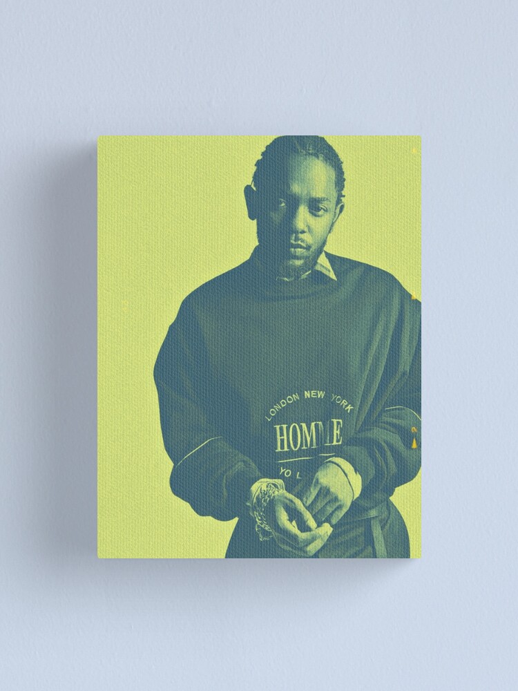 Full Canvas: Left - Kendrick Lamar Portrait Original Canvas Painting