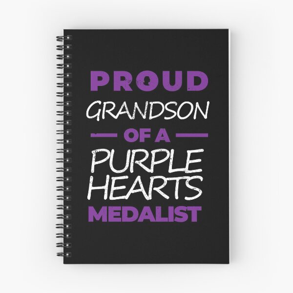 Item preview, Purple Hearts War Hero Proud Grandson  designed and sold by blive.