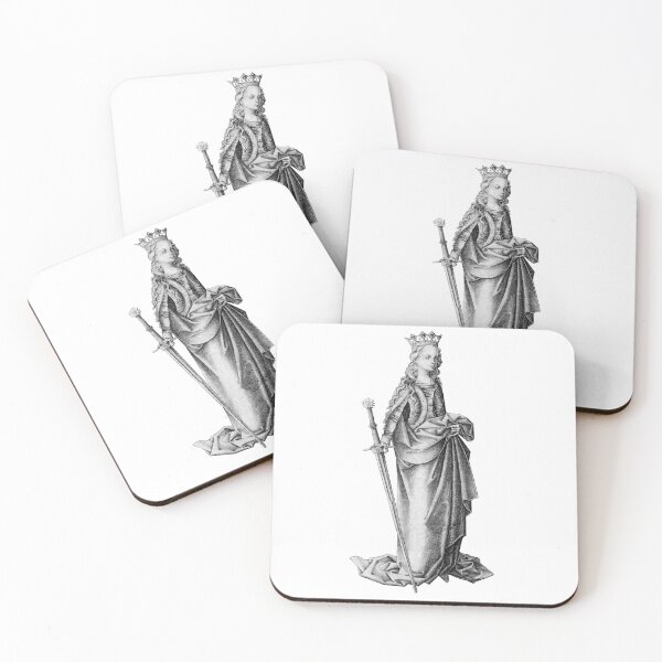 Item preview, Medieval Princess with Longsword - Engraving designed and sold by emovendo.