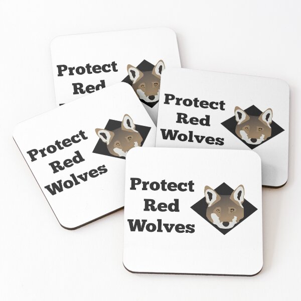 Item preview, Protect Red Wolves designed and sold by GeographerDude.