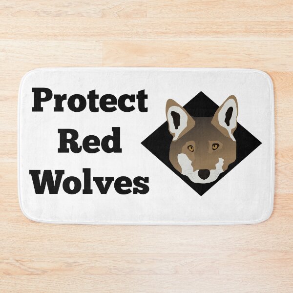 Item preview, Protect Red Wolves designed and sold by GeographerDude.