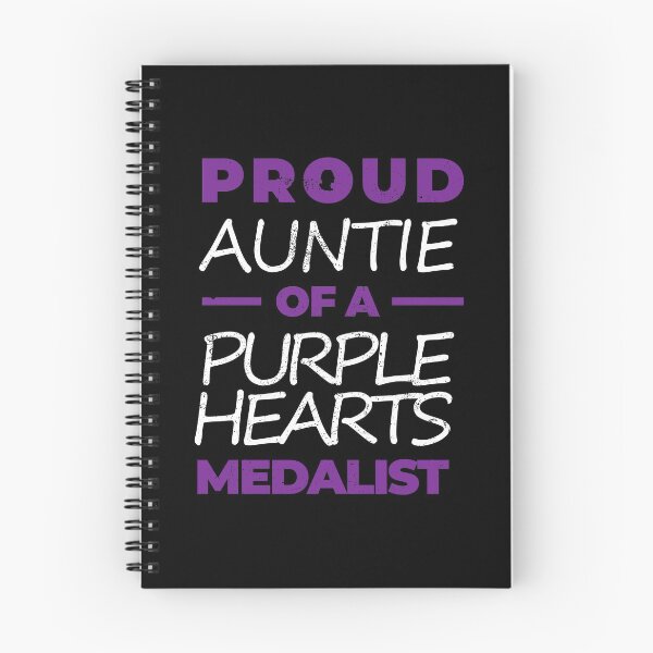 Item preview, Purple Hearts War Hero Proud Auntie  designed and sold by blive.