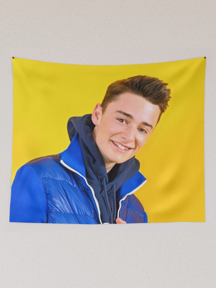 Noah Schnapp Blue Jacket Tapestry for Sale by Jamie Galloway
