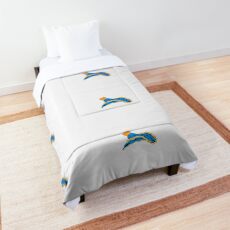 Blue and Yellow Nudibranch Comforter