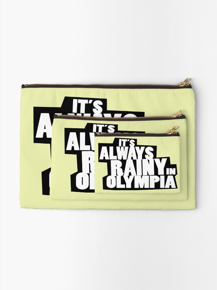 Alternate view of it's always sunny olympia spoof Zipper Pouch