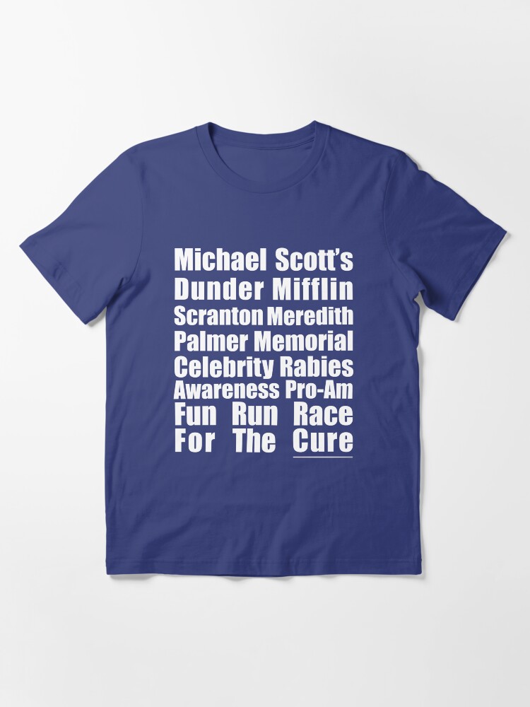 michael scott rabies awareness t shirt