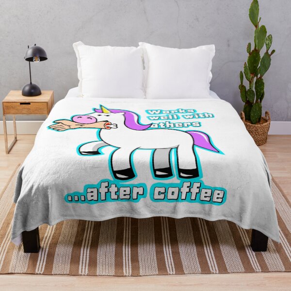 Item preview, unicorn funny, coffee addicts, coffee lovers, coffee first designed and sold by Tim Addison.