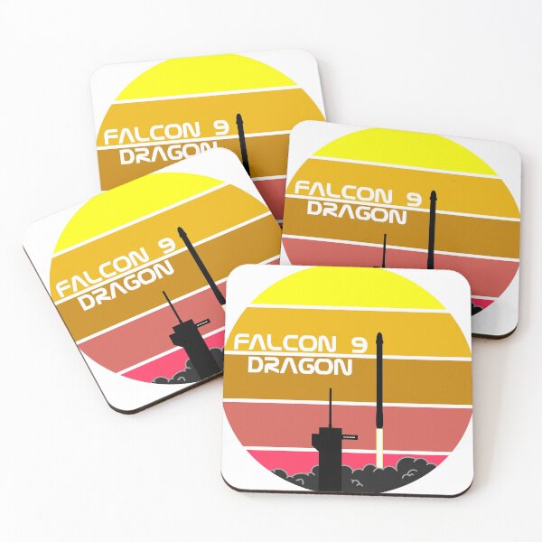 Item preview, Falcon 9 and Dragon B designed and sold by MissionPatch.