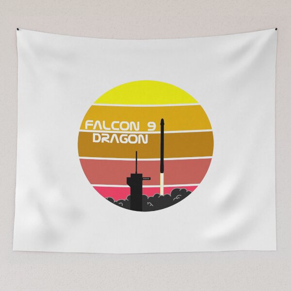 Item preview, Falcon 9 and Dragon B designed and sold by MissionPatch.