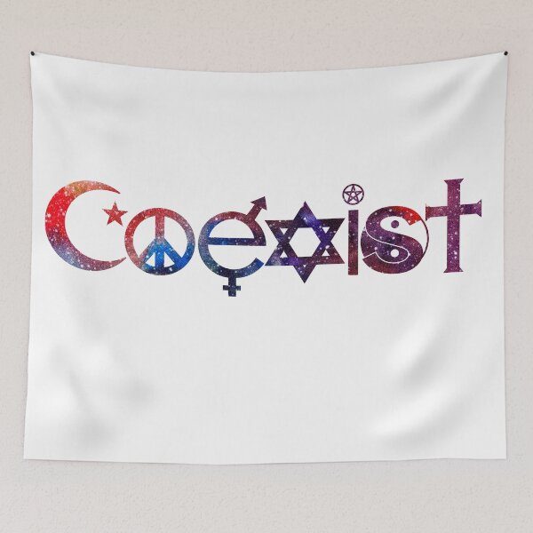 Item preview, COEXIST Space designed and sold by DyadyaYasha.