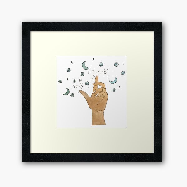 Aperçu de l'œuvre Moonflower métallique créée et vendue par heartandart.