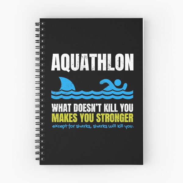 Item preview, Funny Aquathlon What Does Not Kill You Shark  designed and sold by blive.