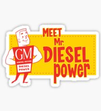 Mr. Diesel Power Vintage Sticker
