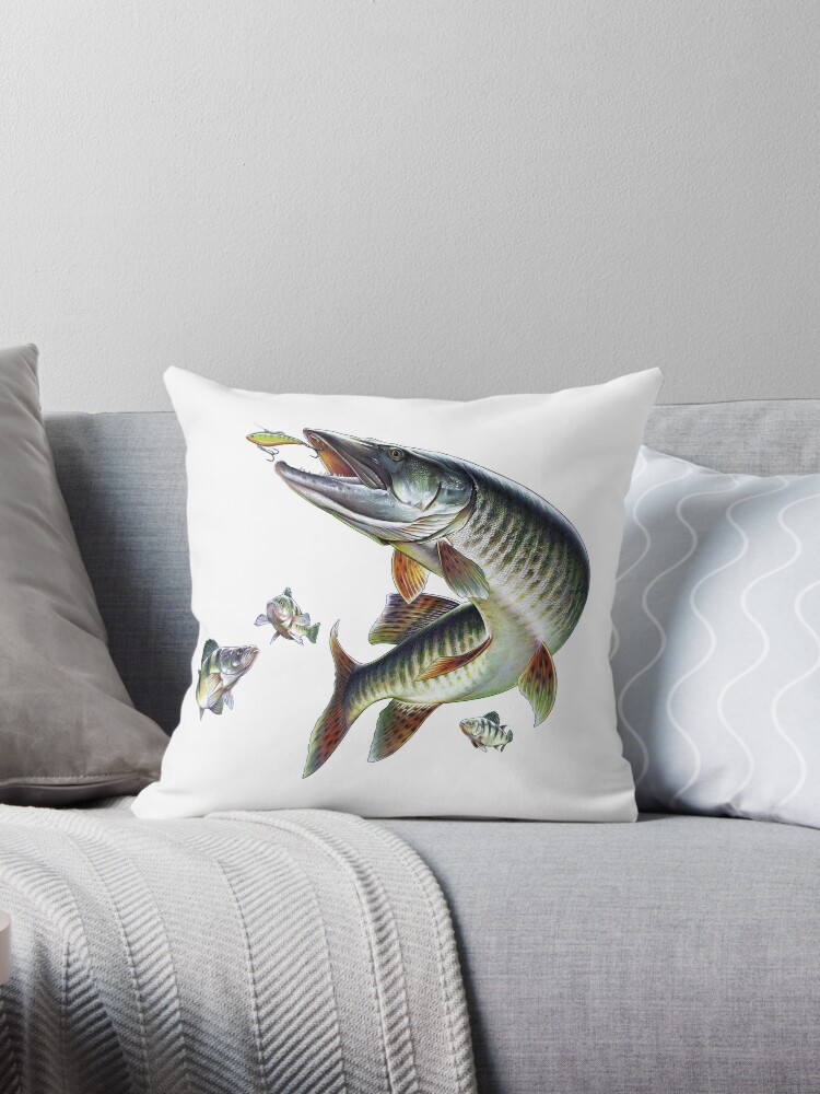 Accent pillow small fish