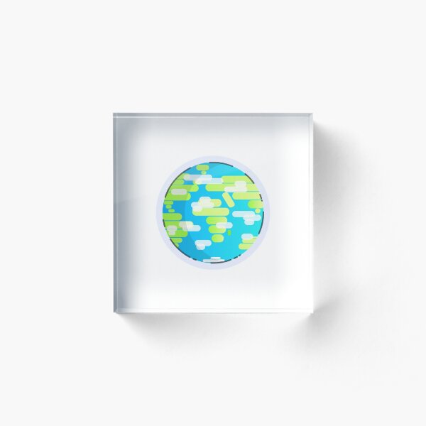 Globe Acrylic Block
