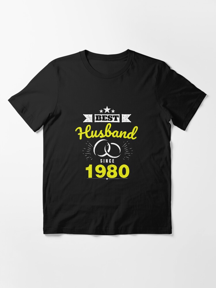 Thumbnail 3 of 7, Essential T-Shirt, Best Husband Since 1980 Married for 38 Years designed and sold by blive.