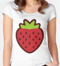 STRAWBERRY Women's Fitted Scoop T-Shirt