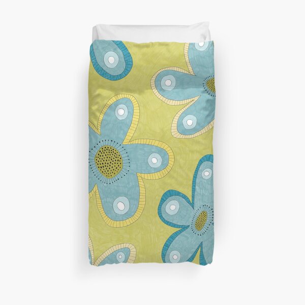 Greens and blues just for you Duvet Cover
