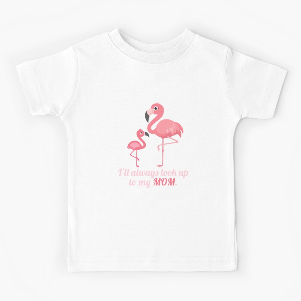 The Wholesale T-shirts by Vinco Mama Bird Shirt with Pink Flamingo | Mom Bird Like A Normal Mama Only More Fabulous and Awesome V-Neck Shirt for Mom TWS by Vinco L