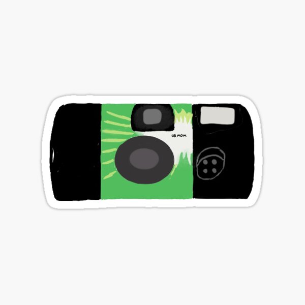 disposable camera Sticker