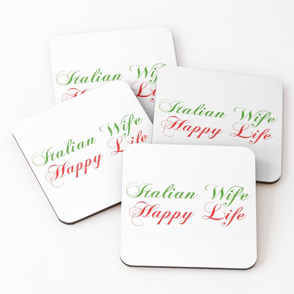 Item preview, Italian Wife Happy Life Marriage Humor designed and sold by jaycartoonist.