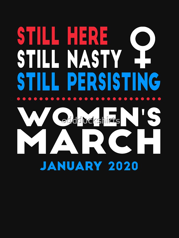 Women's March 2020 Washington DC New York Los Angeles San Francisco by oddduckshirts