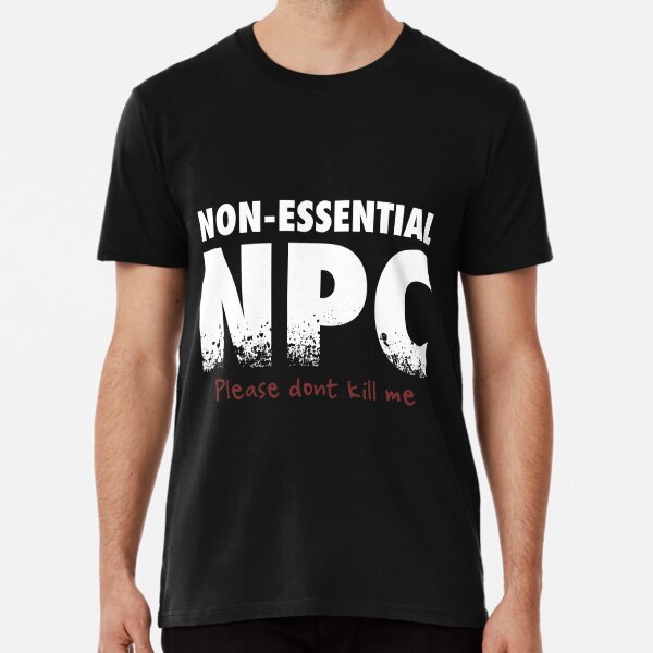  NPC Wojak NPC Che Guevara Funny Non Player Meme Long Sleeve T- Shirt : Clothing, Shoes & Jewelry