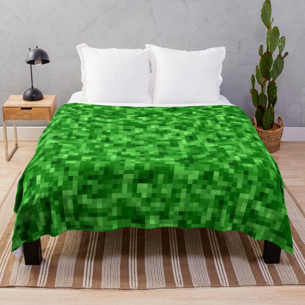 Aperçu de l'œuvre Blocs de pixels verts pour les fans de jeux vidéo créée et vendue par 4Craig.